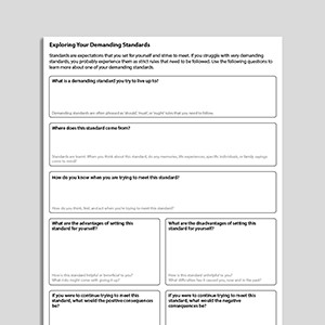 Exploring Your Demanding Standards