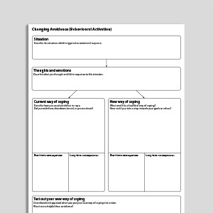 Changing Avoidance (Behavioral Activation)