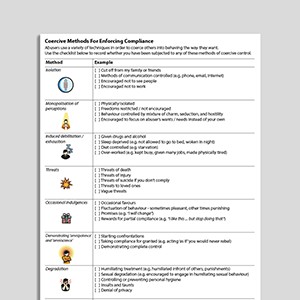 Coercive Methods For Enforcing Compliance
