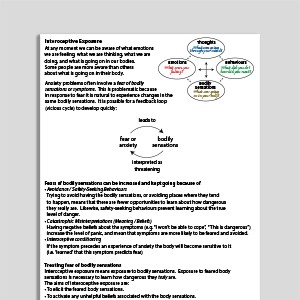 Interoceptive Exposure