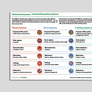 Motivational Systems (Emotional Regulation Systems)