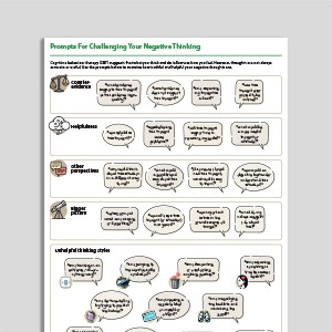 Prompts For Challenging Your Negative Thinking