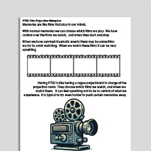 PTSD Film Projection Metaphor