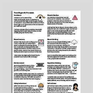 Transdiagnostic Processes