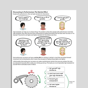 Discounting In Perfectionism – The Ratchet Effect