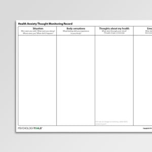 Health Anxiety Self-Monitoring Record (Archived)