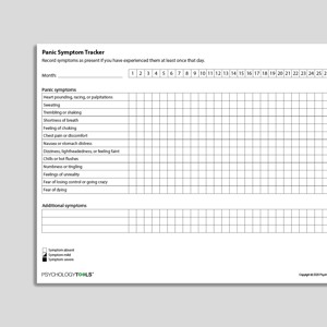 Panic Symptom Tracker