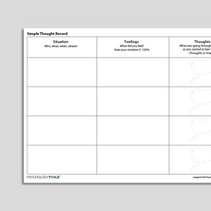Simple Thought Record
