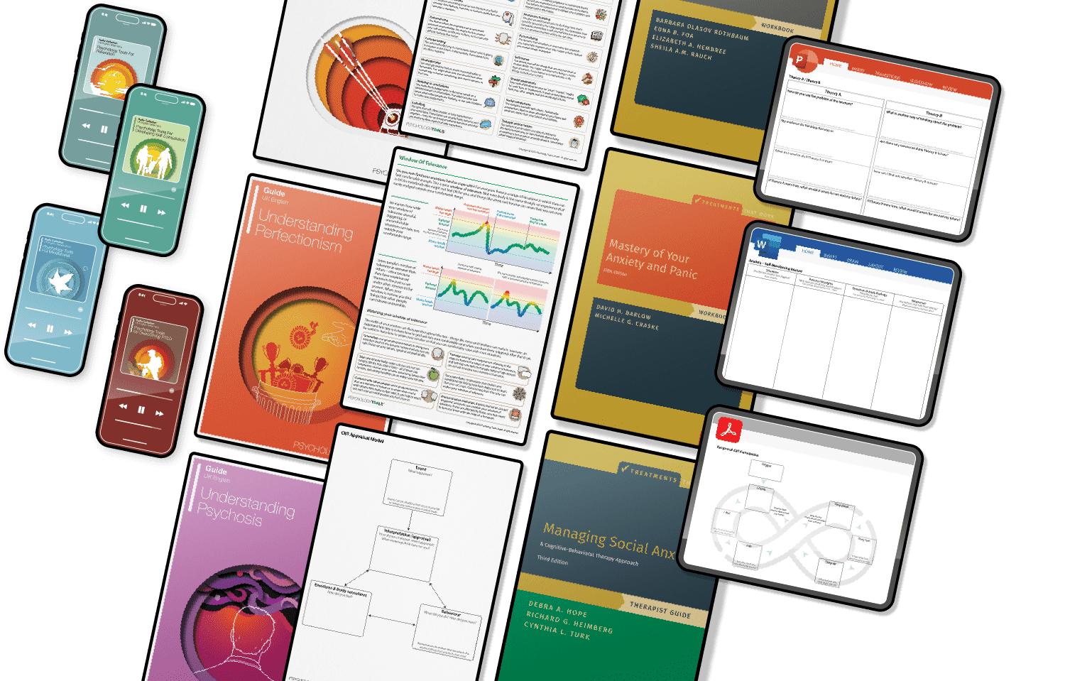CBT Worksheets, Handouts, And Skills-Development Audio: Therapy Resources for Mental Health Professionals