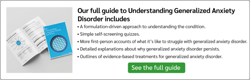Understanding Generalized Anxiety And Worry CBT Psychoeducation Guide