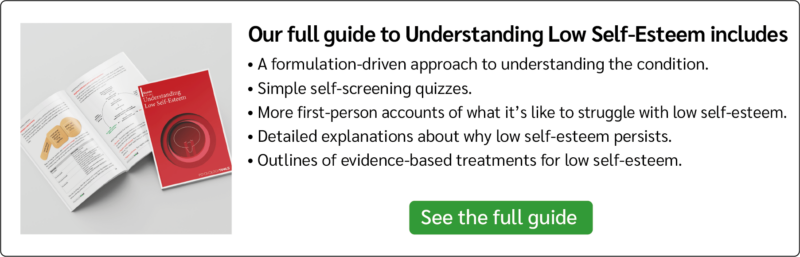 Understanding Low Self Esteem CBT Psychoeducation Guide